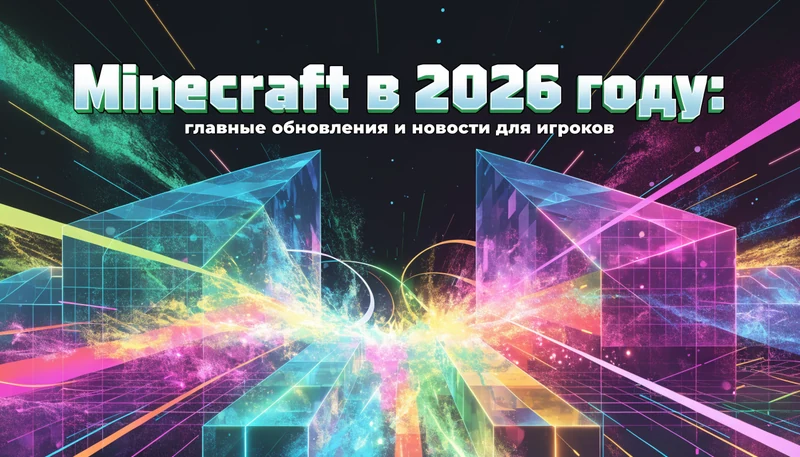 Обложка: Minecraft в 2026 году: главные обновления и новости для игроков