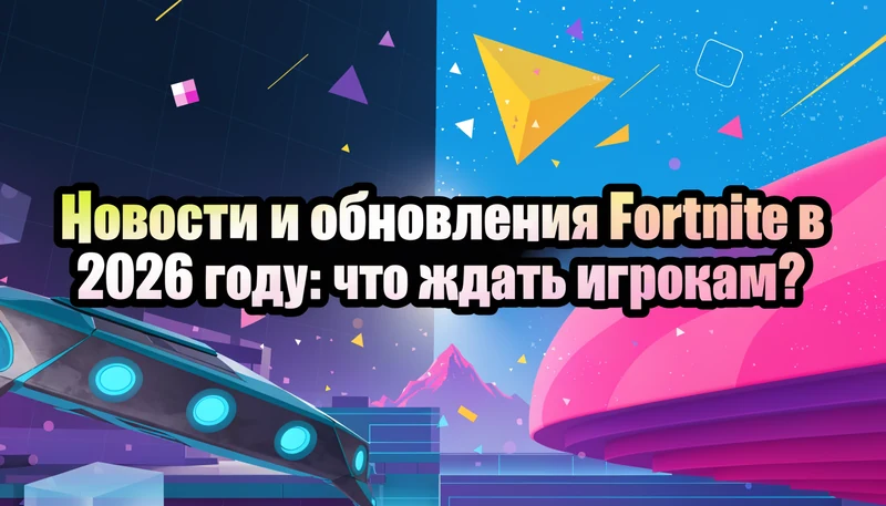 Обложка: Новости и обновления Fortnite в 2026 году: что ждать игрокам?