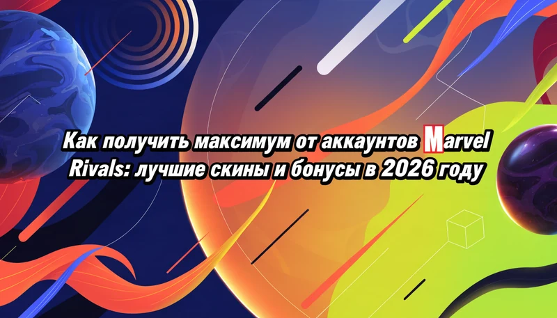 Обложка: Как получить максимум от аккаунтов Marvel Rivals: лучшие скины и бонусы в 2026 году