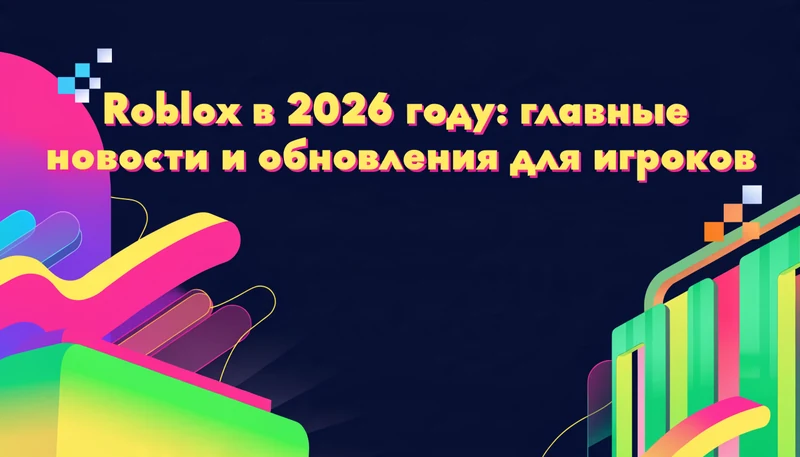 Обложка: Roblox в 2026 году: главные новости и обновления для игроков