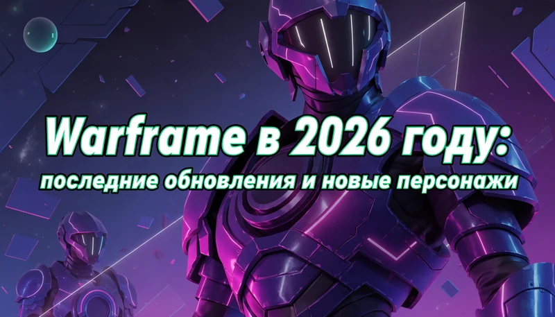 Обложка: Warframe в 2026 году: последние обновления и новые персонажи