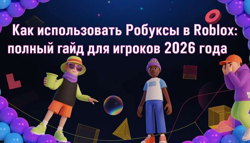 Обложка: Как использовать Робуксы в Roblox: полный гайд для игроков 2026 года