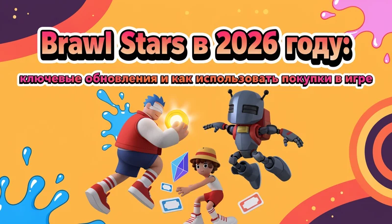 Обложка: Brawl Stars в 2026 году: ключевые обновления и как использовать покупки в игре