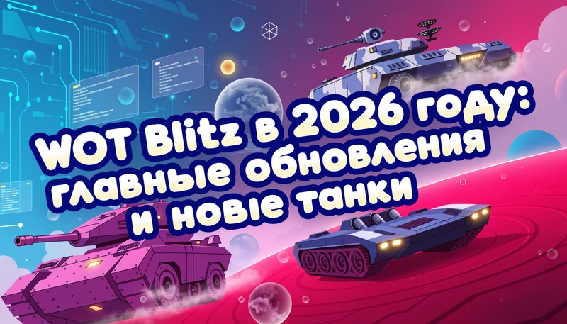 Обложка: WOT Blitz в 2026 году: главные обновления и новые танки