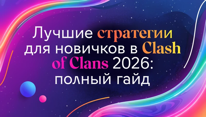 Обложка: Лучшие стратегии для новичков в Clash of Clans 2026: полный гайд