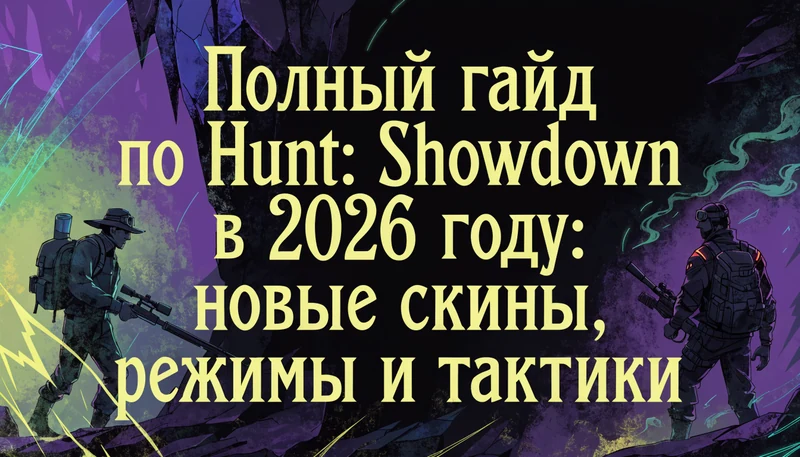Обложка: Полный гайд по Hunt: Showdown в 2026 году: новые скины, режимы и тактики
