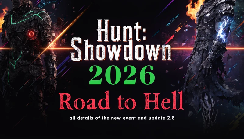 Обложка: Hunt: Showdown 2026: Road to Hell — все детали нового события и обновления 2.8