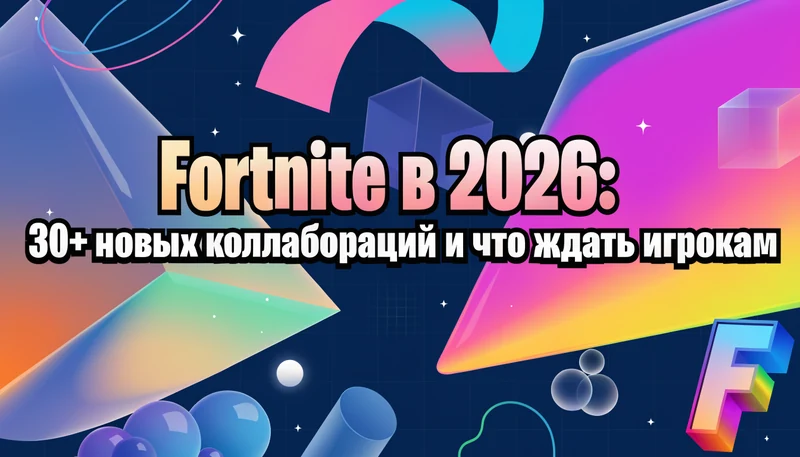 Обложка: Fortnite в 2026: 30+ новых коллабораций и что ждать игрокам