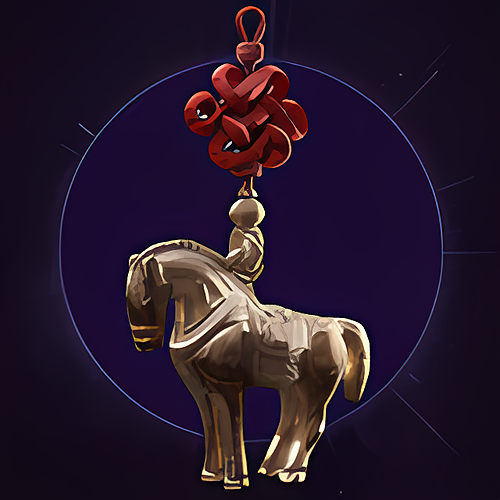 Royal Steed Backpack Charm